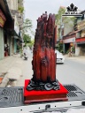 Tượng Phúc Lộc Thọ (Tam Đa) Gỗ Trắc Cao 115 Ngang 50 Sâu 40 (cm)