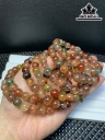 Vòng Tay Đá Thạch Anh Tóc Tam Tài Đường Kính 8 (mm)