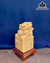 Ấn Rồng Đá Ngọc Hoàng Long Cao 10 (cm)
