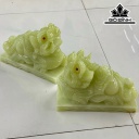 Tác Phẩm Tỳ Hưu Đá Ngọc Hoàng Long Cao 20 (cm)