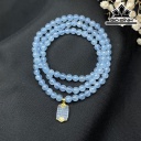 Chuỗi Đá Aquamarine Đường Kính Hạt 5,5 (mm)