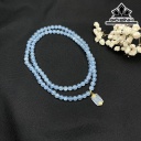 Chuỗi Đá Aquamarine Đường Kính Hạt 5,5 (mm)