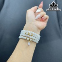 Vòng Tay Đá Bạch Ngọc Đường Kính Hạt 5,8 (mm)
