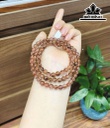 Chuỗi Đá Thạch Anh Tóc Nâu Đường Kính Hạt 6,7 (mm)