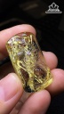 Mặt Dây Chuyền Đá Thạch Anh Tóc Vàng Cao 30,5 Ngang 16,3 Sâu 8,7 (mm) 8,1gr