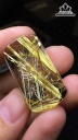 Mặt Dây Chuyền Đá Thạch Anh Tóc Vàng Cao 30,5 Ngang 16,3 Sâu 8,7 (mm) 8,1gr