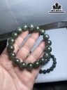 Vòng Tay Đá Thạch Anh Tóc Xanh Đường Kính Hạt 12 (mm)