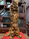 Tượng Phật Bà Quan Âm Gỗ Sưa Cao 106 Ngang 45 Sâu 45 (cm)