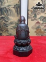 Tượng Phật Bà Quan Âm Gỗ Trắc Cao 15 Đường Kính 8,5 (cm)