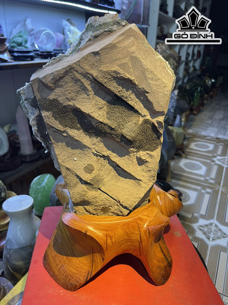Tinh Thể Đá Thạch Anh Vàng Cao 38 (cm) 9kg