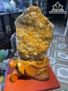 Tinh Thể Đá Thạch Anh Vàng Cao 38 (cm) 9kg