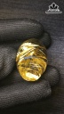 Lu Thống Đá Thạch Anh Tóc Vàng Cao 51 Ngang 25,7 Sâu 21,2 (mm) 41,5gr