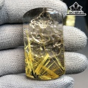 Mặt Dây Chuyền Đá Thạch Anh Tóc Vàng Cao 48 Ngang 26,8 Sâu 12,1 (mm) 33,3gr