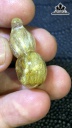 Mặt Dây Chuyền Hồ Lô Đá Thạch Anh Tóc Vàng Cao 31 Ngang 16 Sâu 13 (mm) 7,5gr