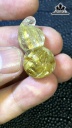 Mặt Dây Chuyền Hồ Lô Đá Thạch Anh Tóc Vàng Cao 31 Ngang 16 Sâu 13 (mm) 7,5gr