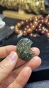 Mặt Dây Chuyền Thạch Anh Tóc Xanh Cao 28,5 Ngang 24 Sâu 10,5 (mm) 8,5gr