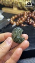 Mặt Dây Chuyền Thạch Anh Tóc Xanh Cao 28,5 Ngang 24 Sâu 10,5 (mm) 8,5gr