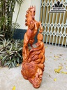 Tượng Ngựa Phong Thủy (Nhất Mã Phi Thiên) Gỗ Hương Cao 77 Ngang 38 Sâu 22 (cm)