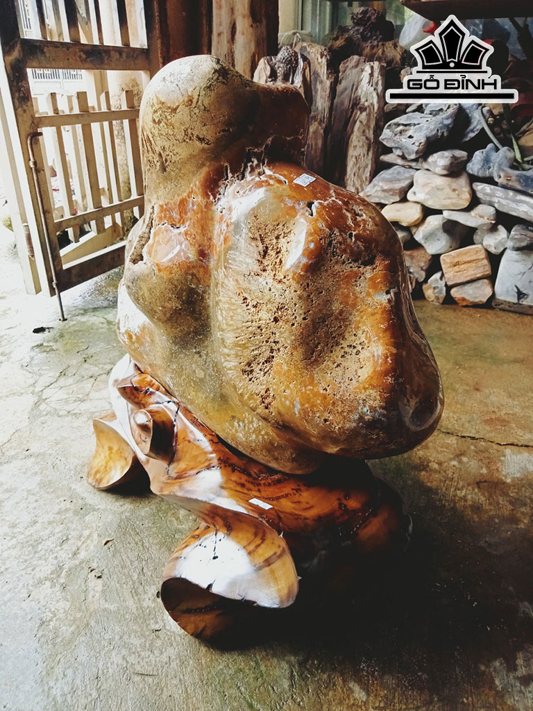 Tác Phẩm Gỗ Hóa Thạch Cao 63 Ngang 52 (cm) 58.5kg
