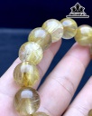Vòng Tay Đá Thạch Anh Đường Kính Hạt 15 (mm) 74,5gr