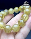 Vòng Tay Đá Thạch Anh Đường Kính Hạt 15 (mm) 74,5gr