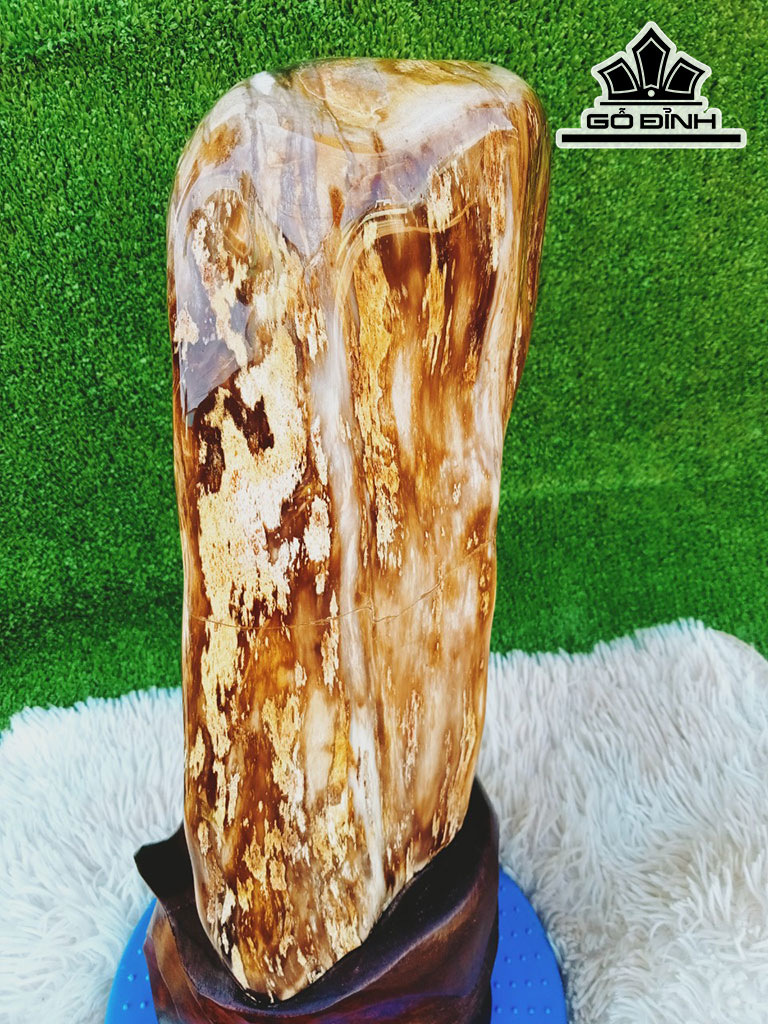 Tác Phẩm Gỗ Hóa Thạch Cao 43 Ngang 16 (cm) 9,8kg