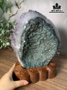Tinh Thể Đá Thạch Anh Tím Cao 28 Ngang 20 Sâu 22 (cm) 5,7kg
