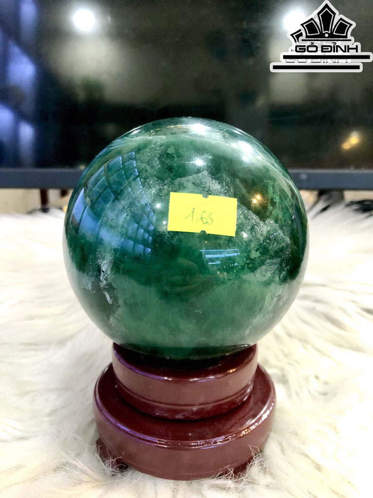 Bi Cầu Đá Flourite Đường Kính 11 (cm) 1,63kg