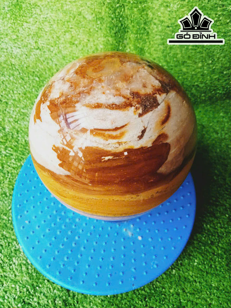 Bi Cầu Gỗ Hóa Ngọc Đường Kính 3,4 (cm) 3,4kg
