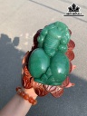 Tỳ Hưu Đá Thạch Anh Xanh Cao 8 Ngang 21 Sâu 12 (cm) 1,8kg