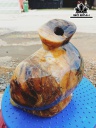 Tác Phẩm Gỗ Hóa Ngọc Cao 18 Ngang 17 (cm) 3,5kg