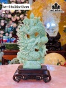 Tác Phẩm Đá Serpentine Cao 51 Ngang 28 Sâu 12 (cm)