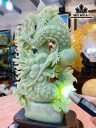 Tác Phẩm Đá Serpentine Cao 51 Ngang 28 Sâu 12 (cm)