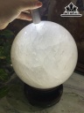 Bi Cầu Đá Thạch Anh Trắng Đường Kính Hạt 21,3 (cm) 14,1kg