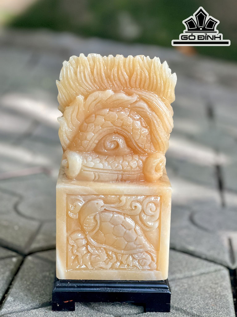 Ấn Rồng Đá Ngọc Hoàng Long Cao 20 (cm)