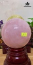 Bi Cầu Đá Thạch Anh Hồng Đường Kính Hạt 12 (cm) 12cts 2,41kg