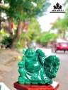 Phật Di Lặc Đá Thạch Anh Xanh Cao 28 Ngang 16 (cm) 9,3kg