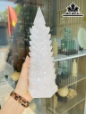 Tháp Văn Xương Đá Thạch Anh Trắng Cao 23,5 Ngang 8,6 (cm) 1,58kg
