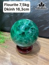 Bi Cầu Đá Flourite Đường Kính Hạt 16,3 (cm) 7,5kg