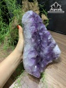 Búi Tinh Thể Đá Thạch Anh Tím Cao 35 Ngang 17 Sâu 9,5 (cm) 3,65kg
