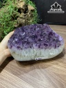 Khối Tinh Thể Đá Thạch Anh Tím Cao 9 Ngang 18 Sâu 20 (cm) 4,95kg
