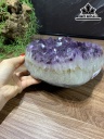 Khối Tinh Thể Đá Thạch Anh Tím Cao 9 Ngang 18 Sâu 20 (cm) 4,95kg