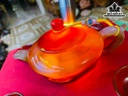 Bộ Ấm Chén Đá Mã Não Bình Cao 19 Chén Cao 6 (cm)