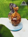 Tác Phẩm Bình Nghệ Thuật Gỗ Hóa Ngọc Cao 28 Ngang 22 (cm) 7,5kg