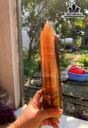 Trụ Đá Đá Flourite Cao 14,3 Ngang 6 (cm) 1,2kg