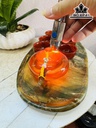 Bộ Bình Li  Đá Mã Não Đỏ