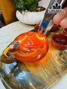 Bộ Bình Li  Đá Mã Não Đỏ
