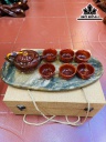 Bộ Bình Li  Đá Mã Não Đỏ