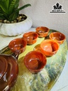 Bộ Bình Li  Đá Mã Não Đỏ
