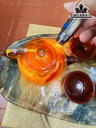 Bộ Bình Li  Đá Mã Não Đỏ